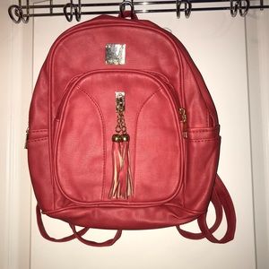 Cute red backpack